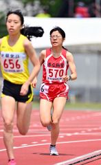 女子やり投げ　１年の上田（帯三条）Ｖ、植松（幕別清陵）３位、女子ハンマー青木（幕別清陵）制す　道高体連陸上第１日 27