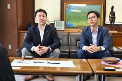 セコムの和田北海道本部長が来社 2