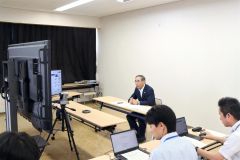 オンラインを通じて行われた脱炭素に取り組む協議会の設立総会