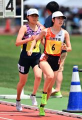 【女子３０００メートル決勝】十勝勢でトップの７位に入った決めた中橋奏瑛（白樺学園）