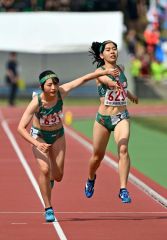 男子５０００競歩で大野（白樺学園）初Ｖ　共栄中出の山崎は女子２００で２位　道高体連陸上競技 3