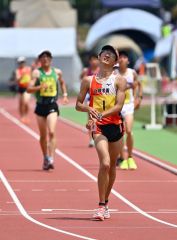 男子５０００競歩で大野（白樺学園）初Ｖ　道高体連陸上競技