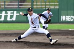 【Ｂブロック準決勝・帯農―帯北】帯北は先発の吉田弦生が２失点で完投した