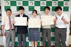 更農高生が開発「濃厚酢の製造方法」　コンテスト優秀賞で特許出願