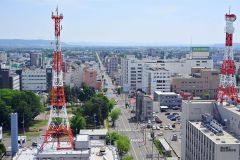 日高山脈国立公園指定1年記念 市役所屋上から山脈を眺める 8