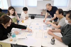Ｄｏはぐで避難所運営を体験する参加者