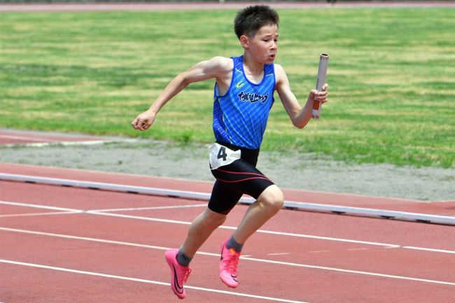 フレドリックス、遠藤、大友、葛西が大会新 道小学生陸上記録会帯広会場