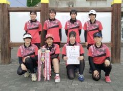 女子団体戦学校代表の部優勝の帯五