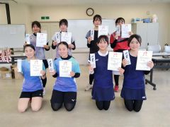 女子個人戦上位入賞ペア