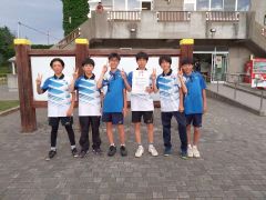 男子団体戦学校代表の部3位の帯七