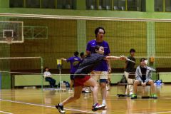 混合ダブルス１部２位の庄司悠真・関口いつき組