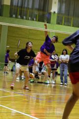 混合ダブルス１部優勝の境田亮介・菅原美咲組