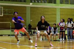 混合ダブルス１部優勝の境田亮介・菅原美咲組