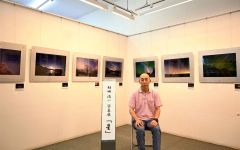 作品で星を「語る」村田さん