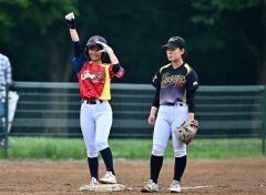 今大会、３安打３打点の活躍をした塚林