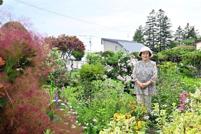 自慢の庭を公開　鹿追で花フェスタ　７月１３日まで
