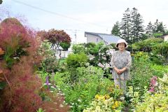 自慢の庭を公開　鹿追で花フェスタ　７月１３日まで