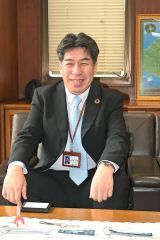 北洋銀の背戸田新支店長が来社 2
