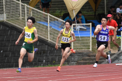 男子２００㍍準決勝２組