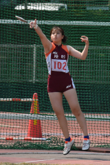女子円盤投げ