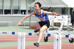 女子１００㍍障害予選２組