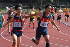 男子４００㍍リレー決勝