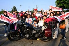 還暦で日本縦断　音更の佐々木さん、相棒のバイクと１万２５００キロ旅完遂