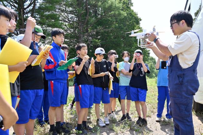 更別中央中生１年生　村内の小麦やスマ農の理解深める