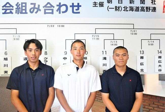 白樺学園初戦は旭川実　帯北と帯大谷はいきなり十勝対決　夏季高校野球北北海道大会