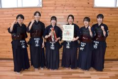 帯南商女子３位　増谷は個人戦でも３位　全道高体連剣道