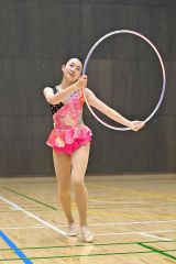 小室（帯翔陽）Ｖ　春藤（帯八）が２位　全十勝中学校新体操選手権 7