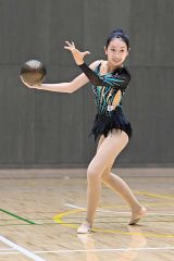 小室（帯翔陽）Ｖ　春藤（帯八）が２位　全十勝中学校新体操選手権 9