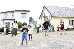 幼児の徒競走