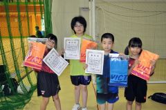 帯広Ｔ・Ｔスタジオが男女Ｖ　ＶＩＣＴＡＳ杯争奪小学生団体卓球 2