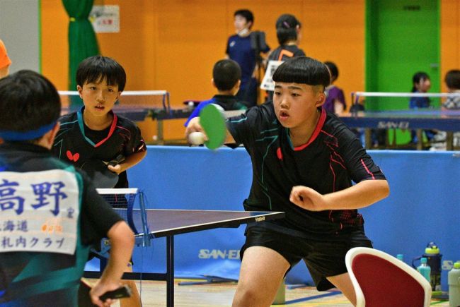 帯広Ｔ・Ｔスタジオが男女Ｖ　ＶＩＣＴＡＳ杯争奪小学生団体卓球