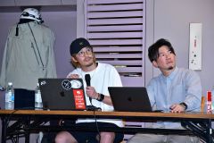 斜光に映える日高山脈　アマ写真家　岩田さん、北井さん　中札内・写真展記念で講演会