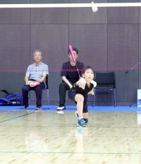 【女子Ｂグループ・決勝】持ち味の体力を武器に最後まで奮闘して準優勝した帯広栄少年団の松岡祐乃