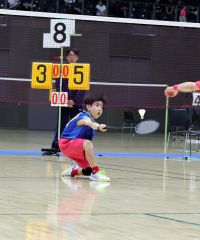 【男子Ｂグループ・準決勝】３位と健闘した豊成ＪＢＣの真野夢歩