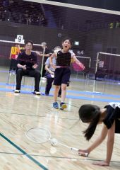 女子Ｂグループ準優勝の松岡祐乃
