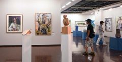 感性豊かな作品が並ぶ平原社展（帯広市民ギャラリー）