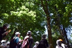 「ふれあいの森」を体験した陸別小児童