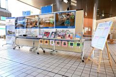 同時開催している、ＪＩＣＡ帯広を紹介する展示