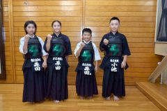 団体戦小学生の部で、全国大会の出場権を得た帯広進取館