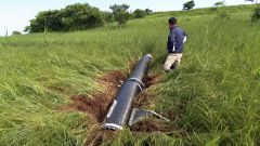 落下したロケットの部品（ＨＢＣ北海道放送提供）