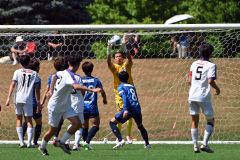 道リーグサッカー第６節・北海道十勝スカイアースｖｓ札大ＧＰ（金野和彦撮影）