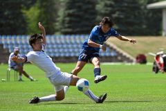 道リーグサッカー第６節・北海道十勝スカイアースｖｓ札大ＧＰ（金野和彦撮影）