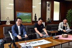 ＩＳＴの稲川ＣＥＯら役員が来社 2
