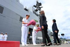 海上自衛隊の護衛艦「ひゅうが」　１５年ぶりに十勝港に入港　２１日まで一般公開