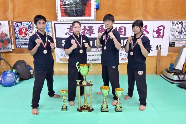 小野寺（帯畜大）、木藤（幕別清陵高）空道Ｗ杯制覇　小林（帯大空学園）、又木（帯一中）準Ｖ