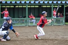 幸誠電設が乱打戦制し連覇　連盟旗野球決勝
